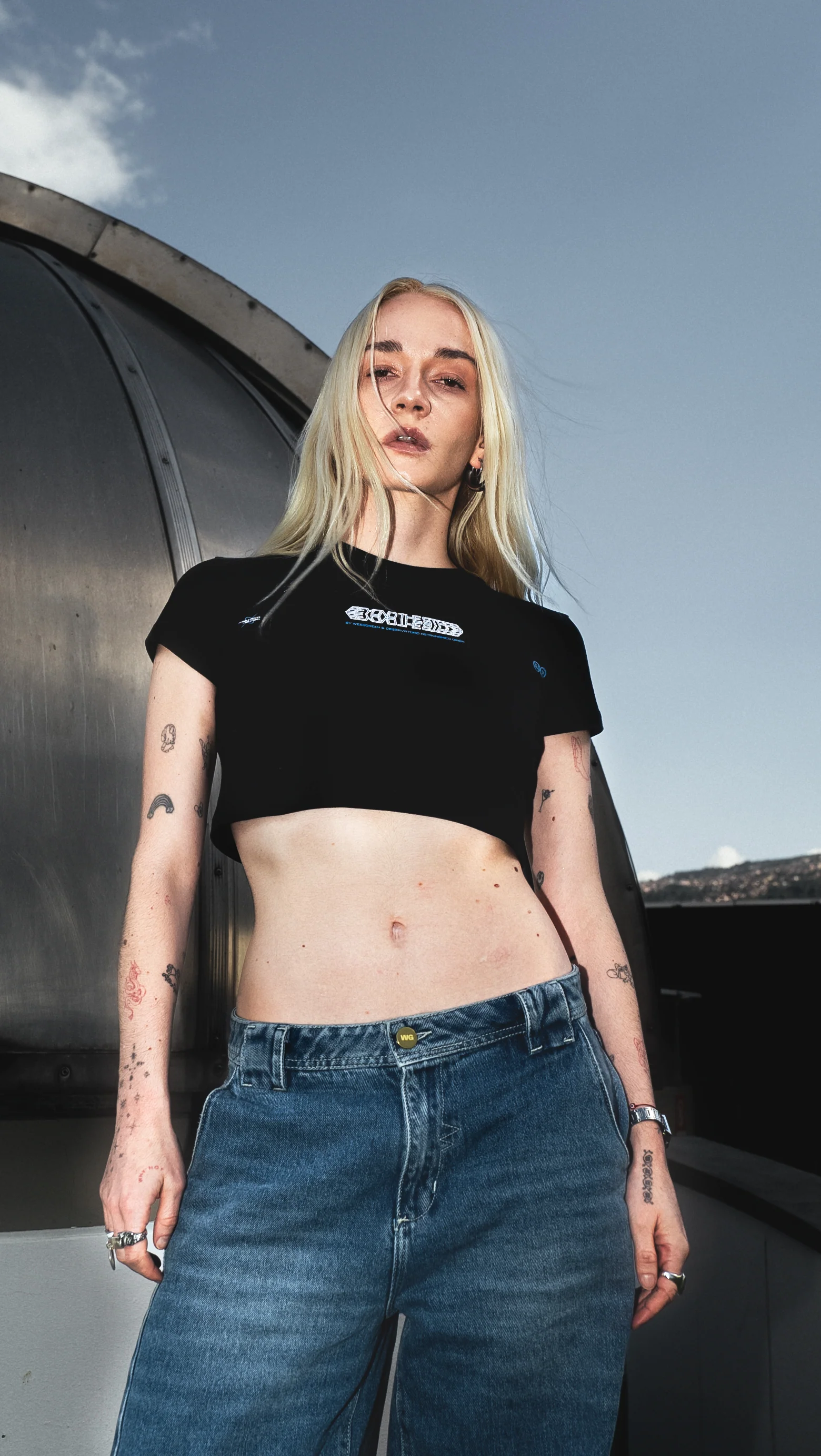 BABY TEE LUNA NEGRO - Image 4