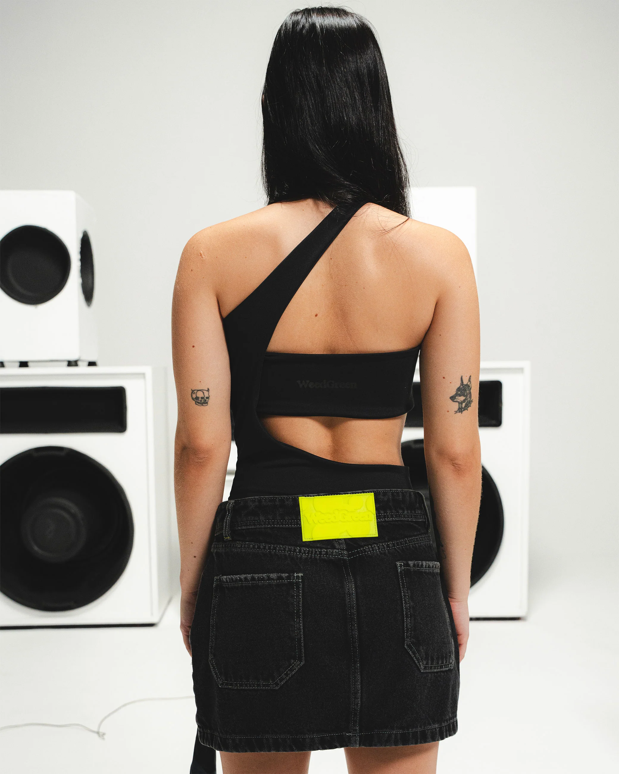 FALDA MINI SKIRT NEGRO - Image 3