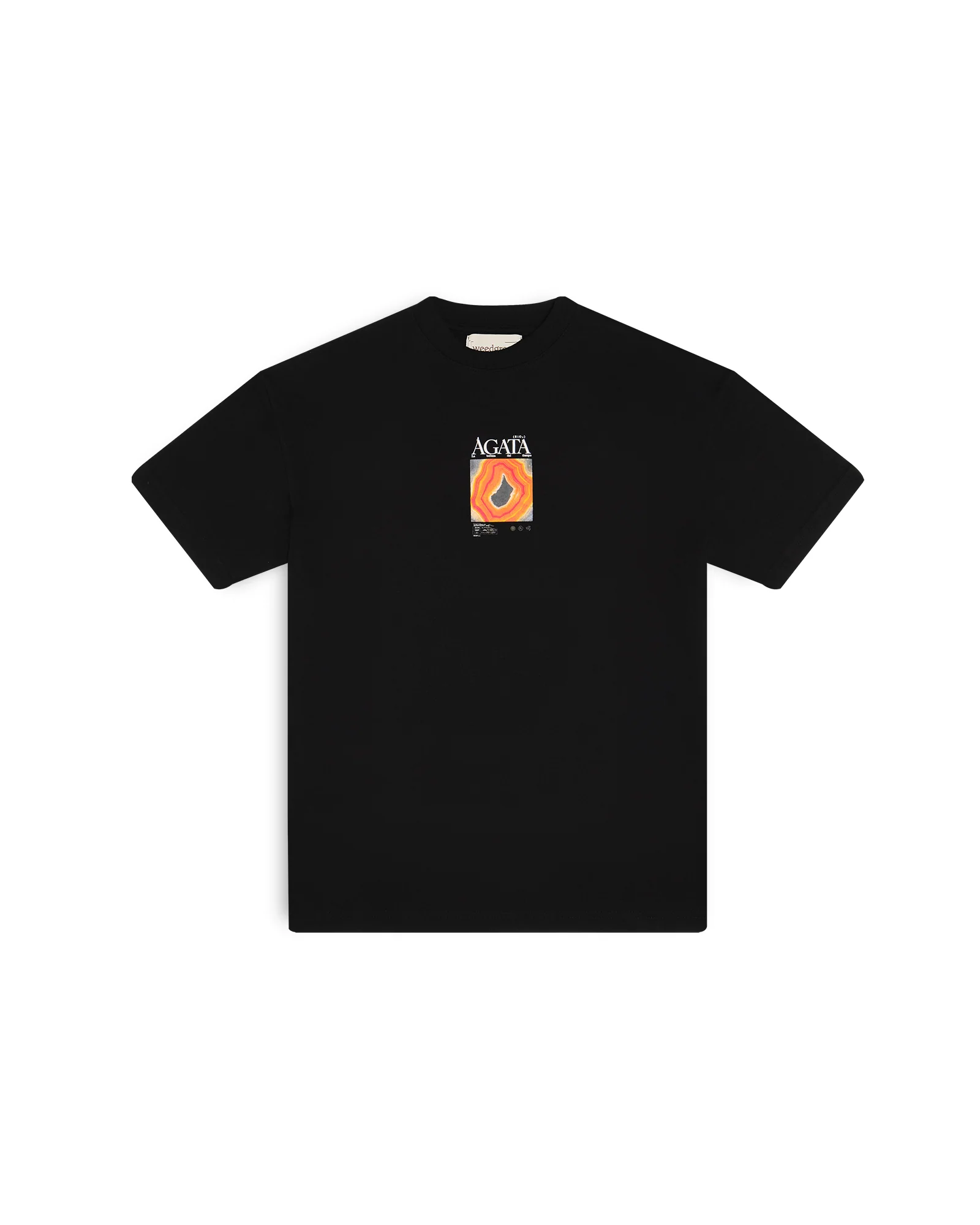 CAMISETA AGATA ART CUADRO NARANJA NEGRO - Image 2