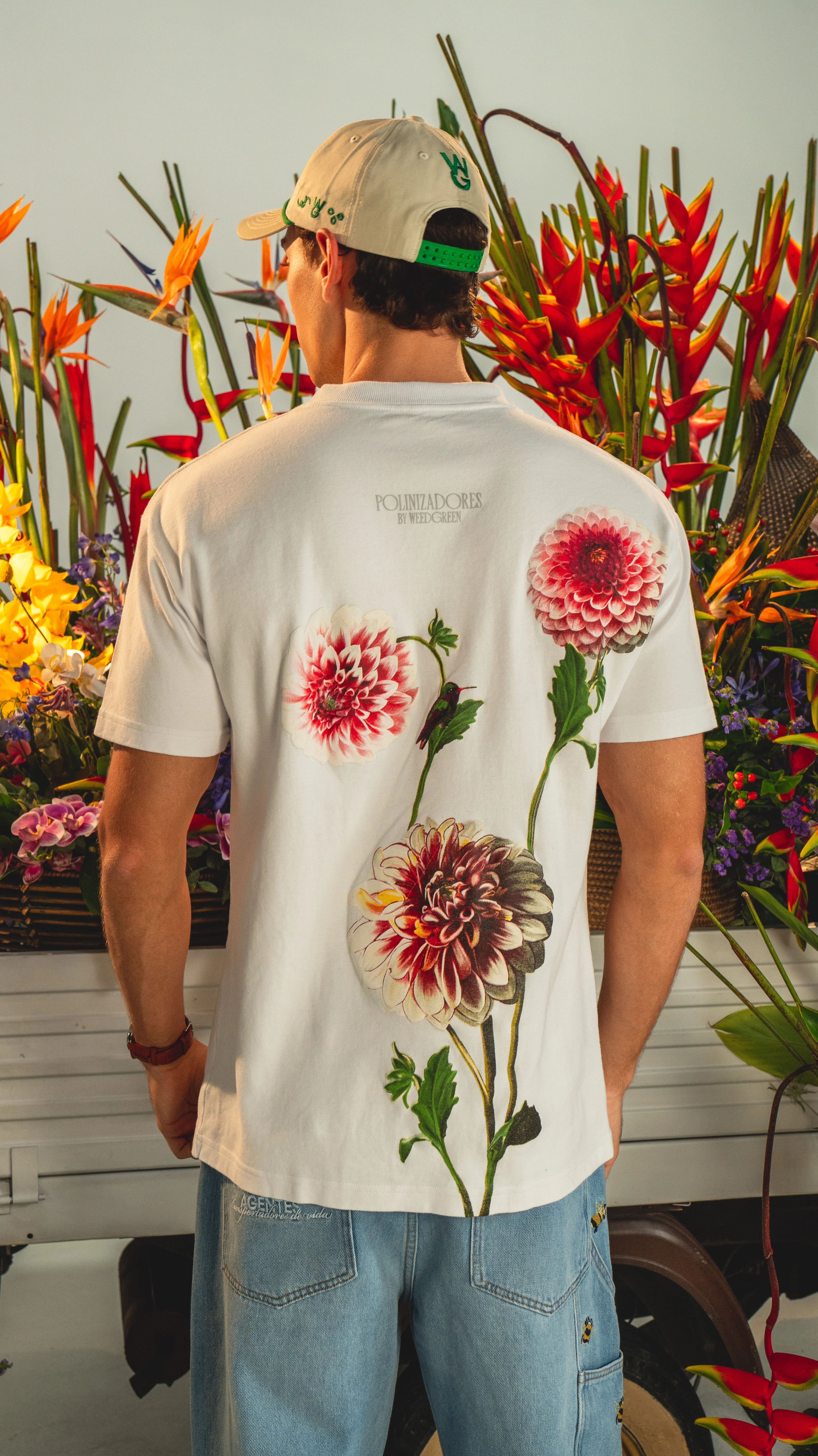 CAMISETA ART FLOR BLANCO - Image 4