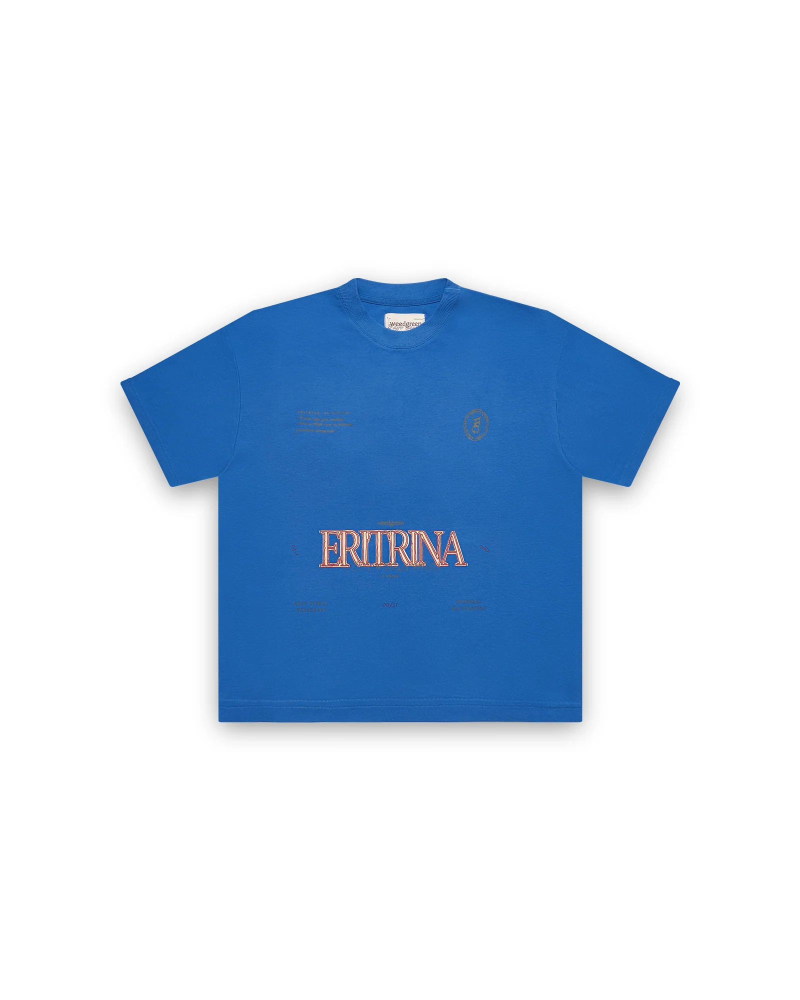 CAMISETA BOX ERITRINA AZUL