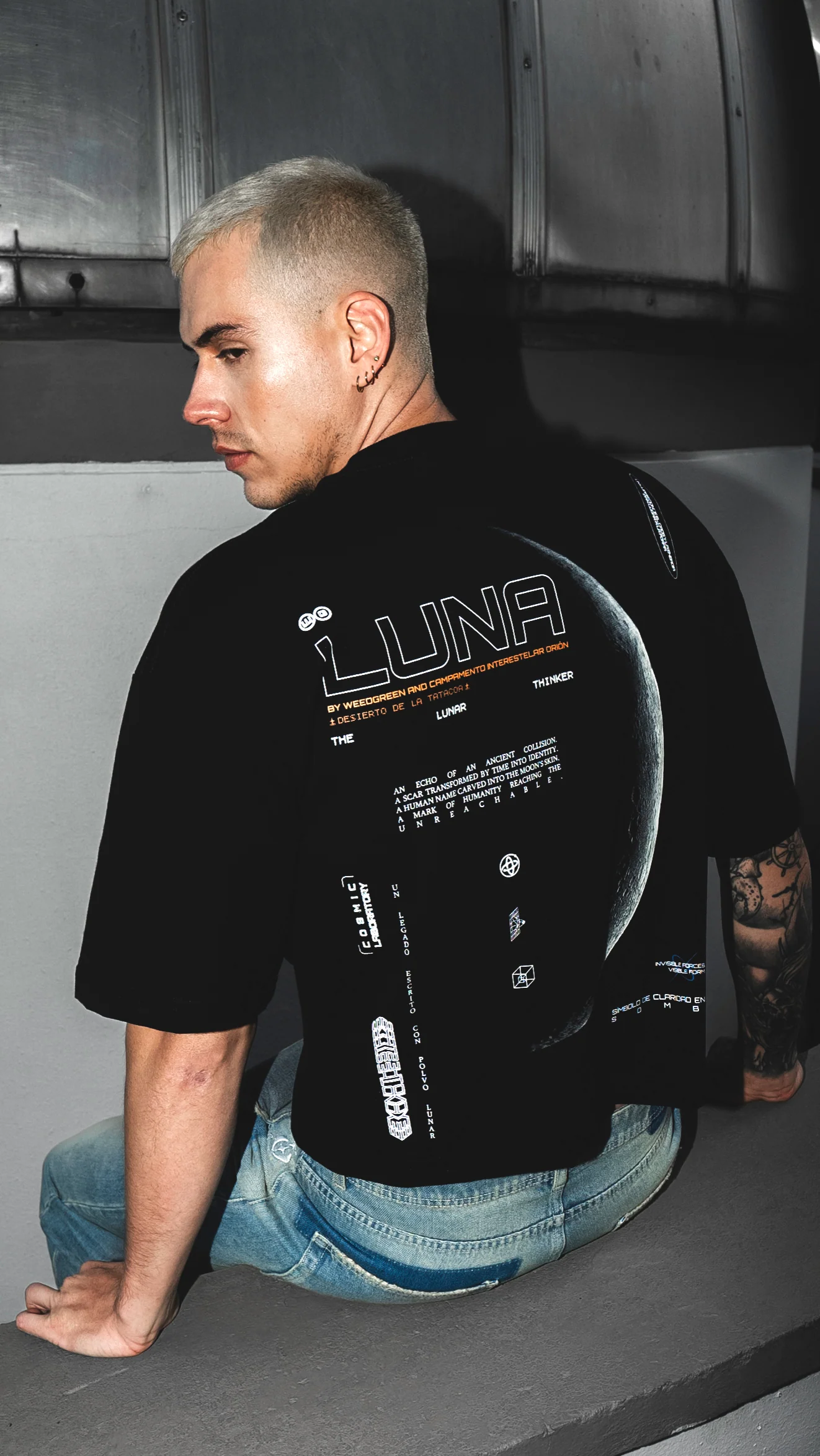CAMISETA BOX LUNA NEGRO - Image 3