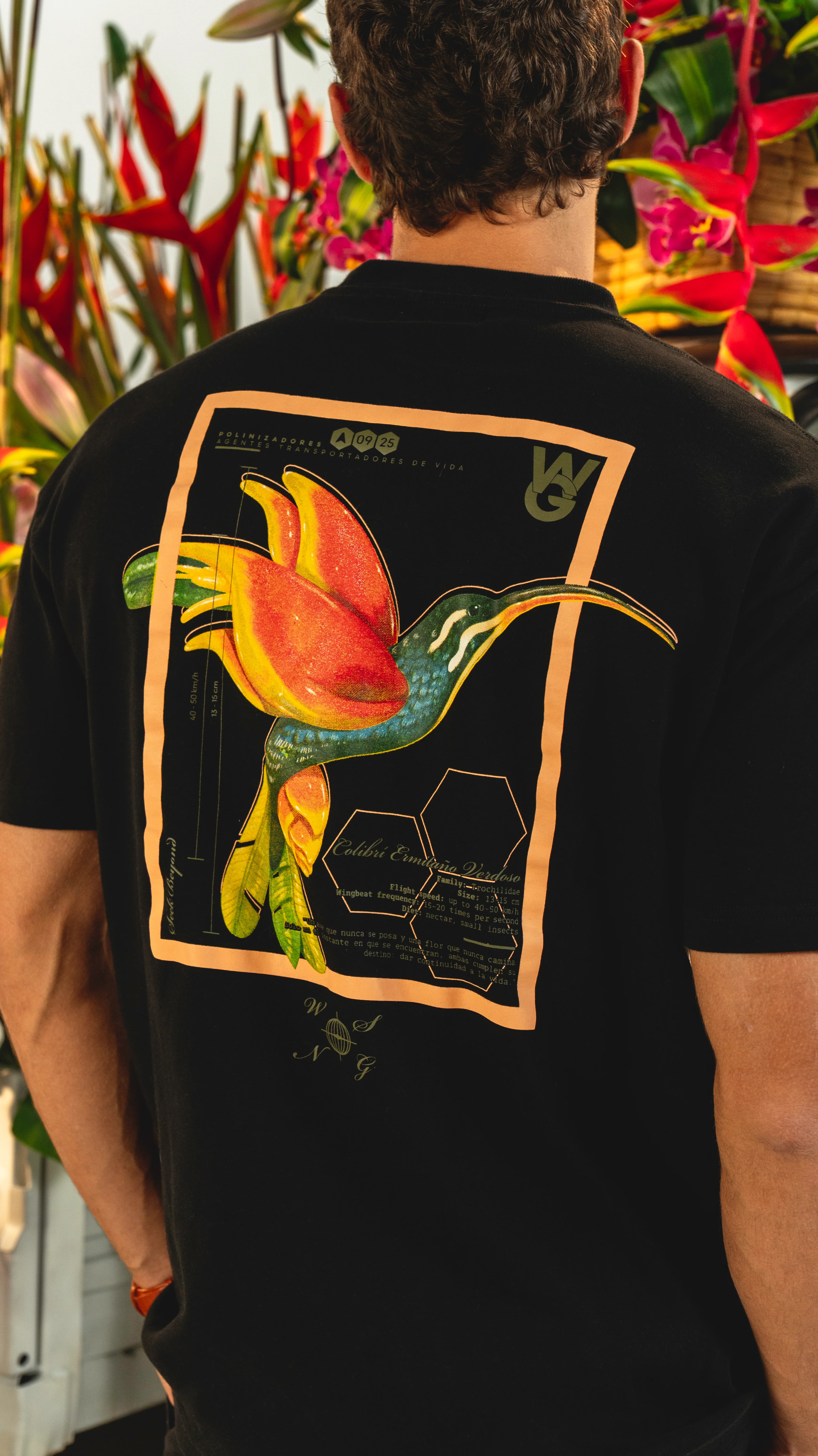 CAMISETA COLIBRI NEGRO - Image 2