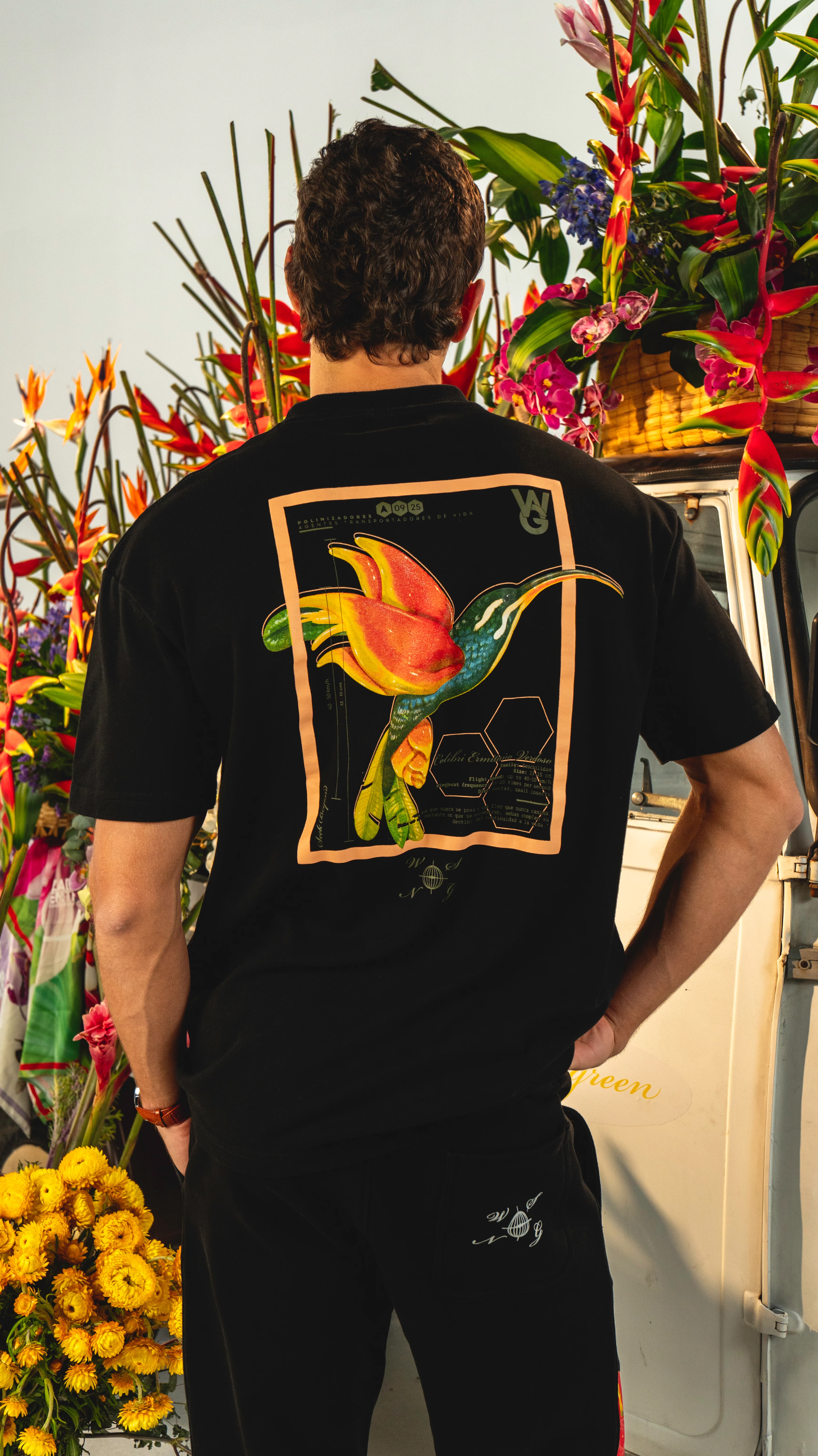 CAMISETA COLIBRI NEGRO - Image 4