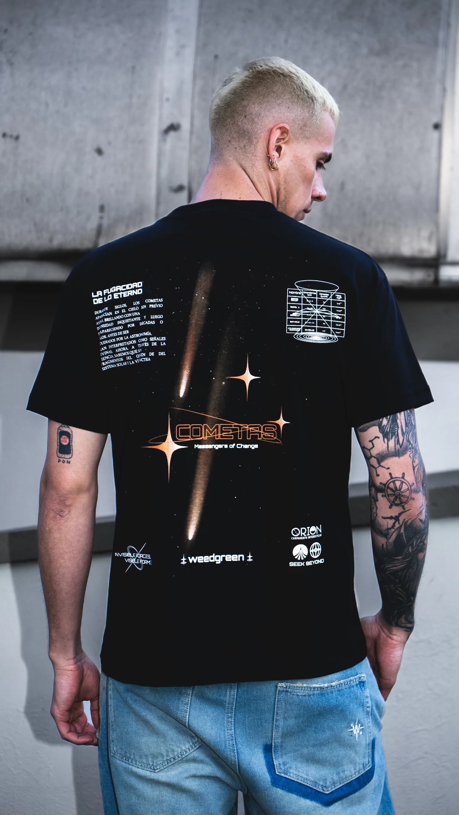 CAMISETA COMETA NEGRO - Image 3