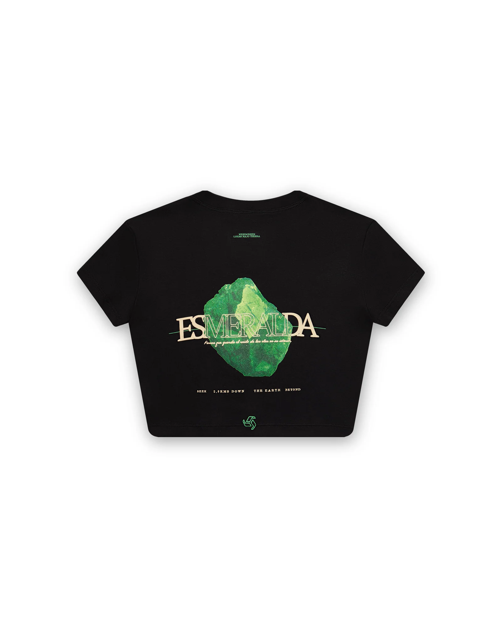 CAMISETA GRAPHITEE ESMERALDA NEGRO
