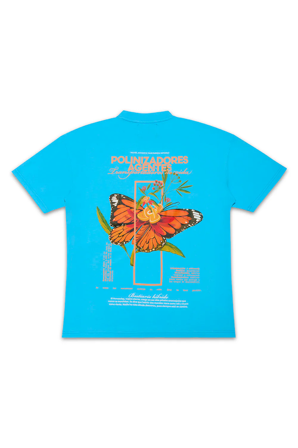 CAMISETA MONARCA AZUL