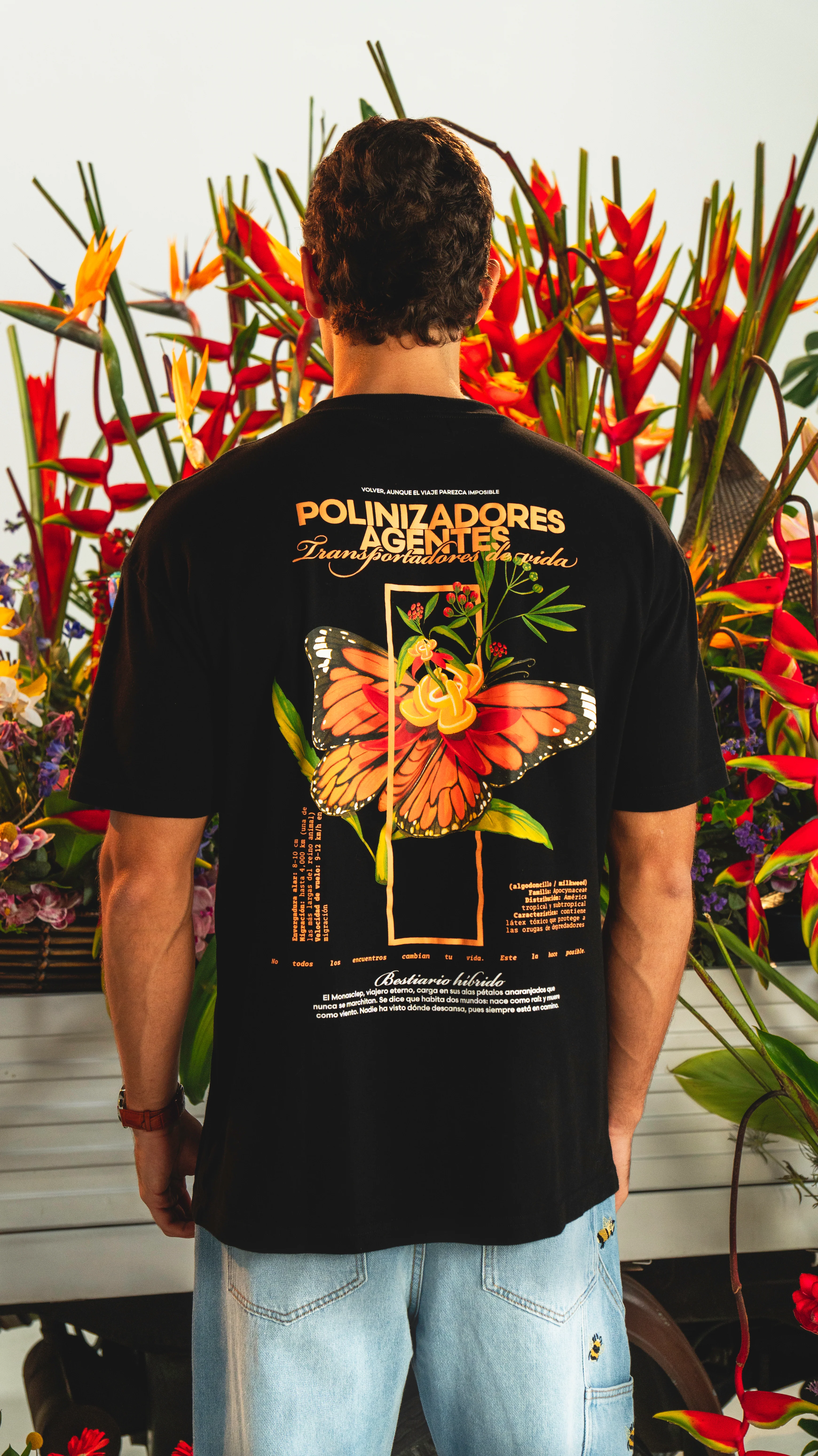 CAMISETA MONARCA NEGRO - Image 3