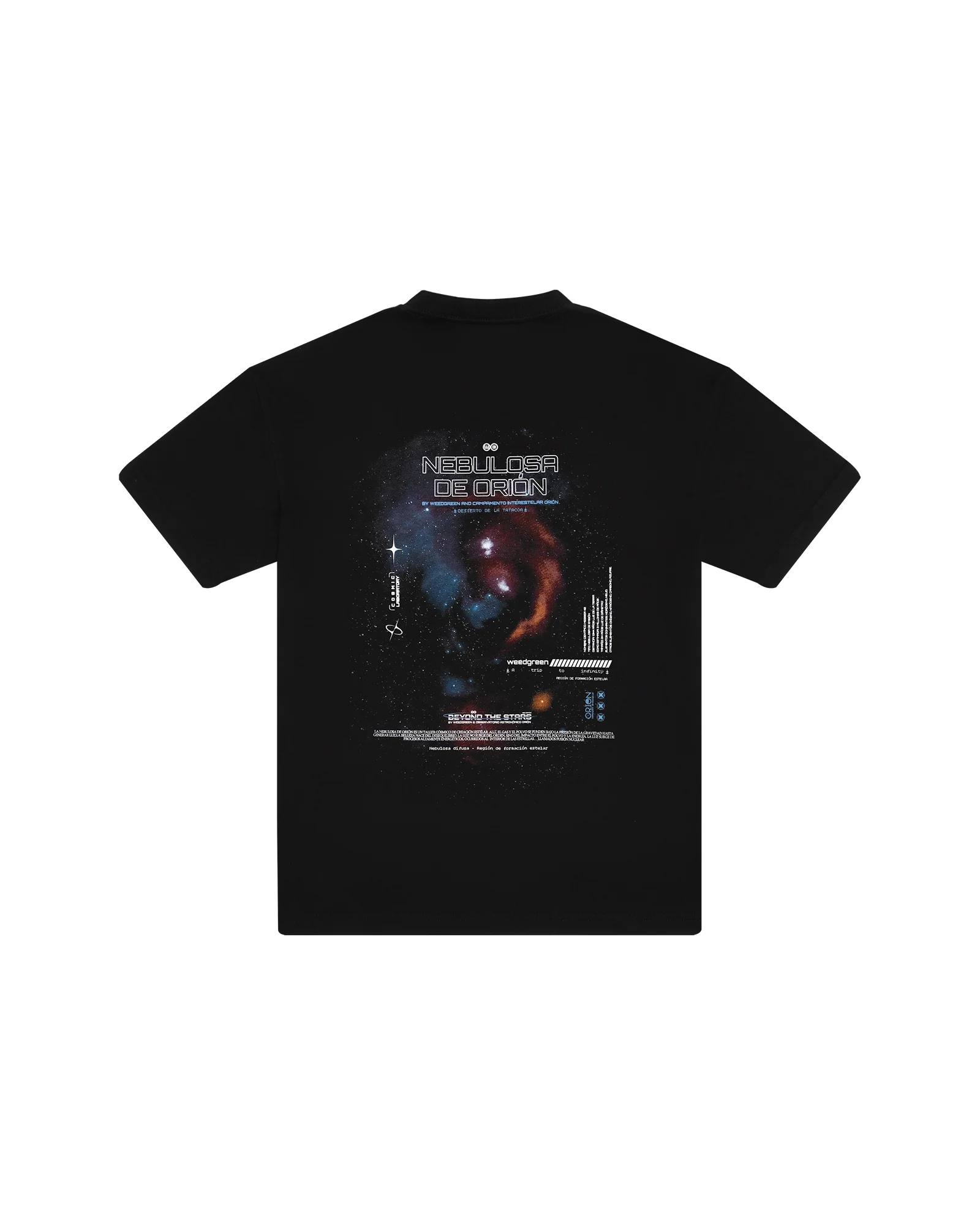 CAMISETA NEBULOSA NEGRO