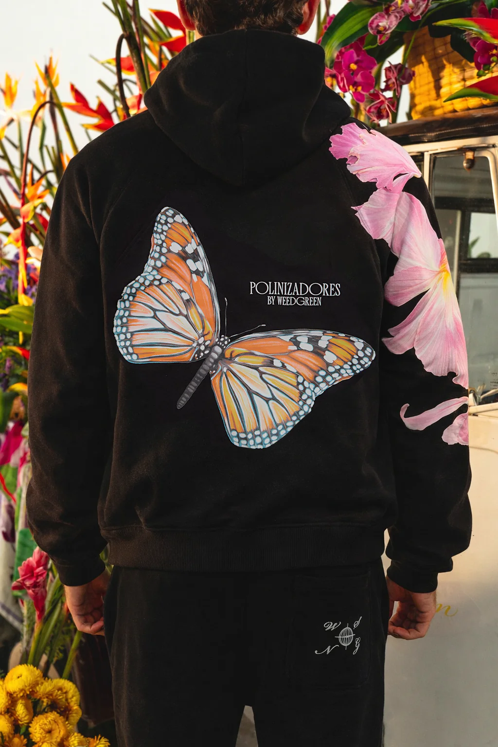 HOODIE ART MONARCA NEGRO - Image 2