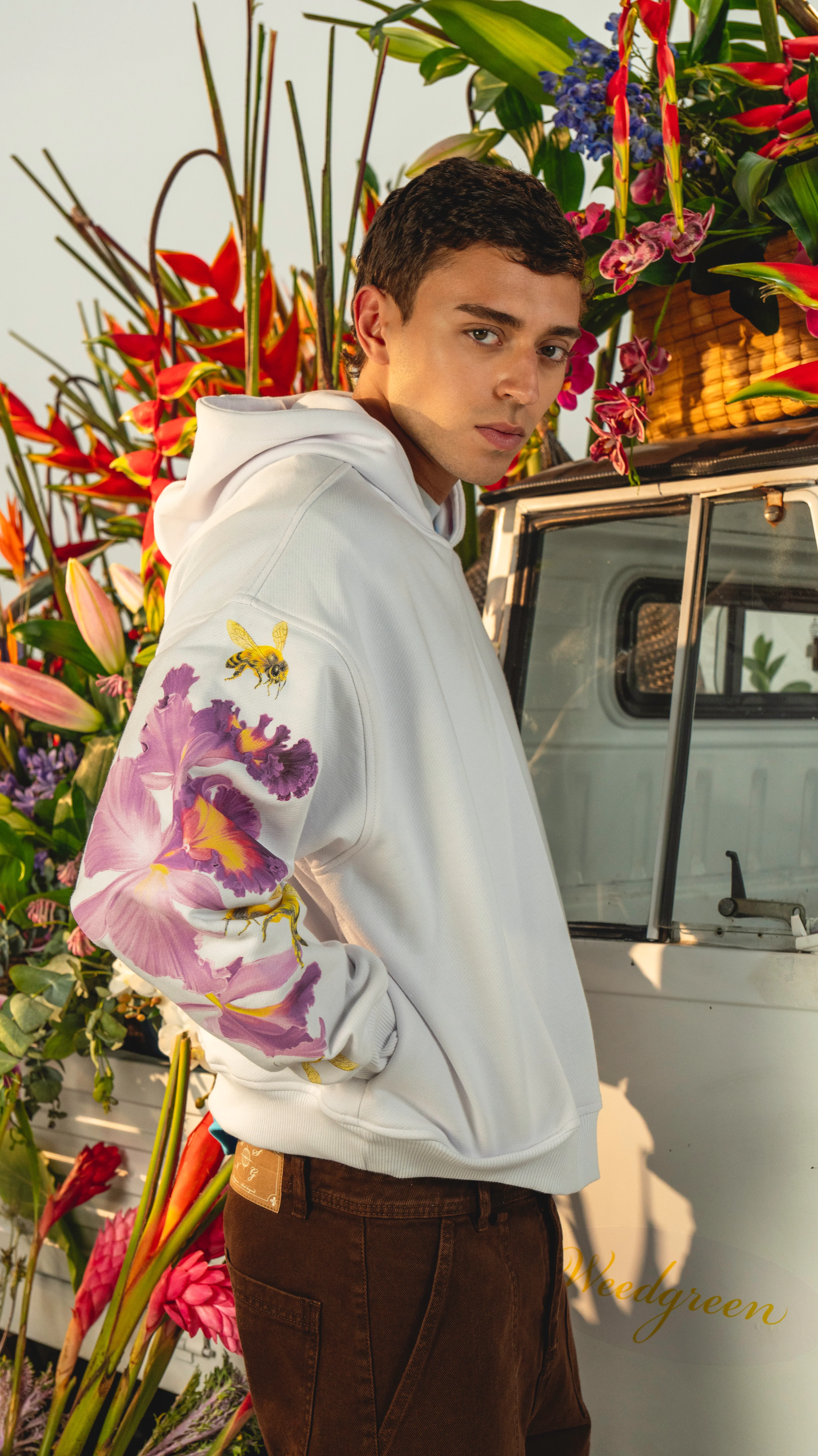 HOODIE BOX ART ORQUIDEA BLANCO - Image 4