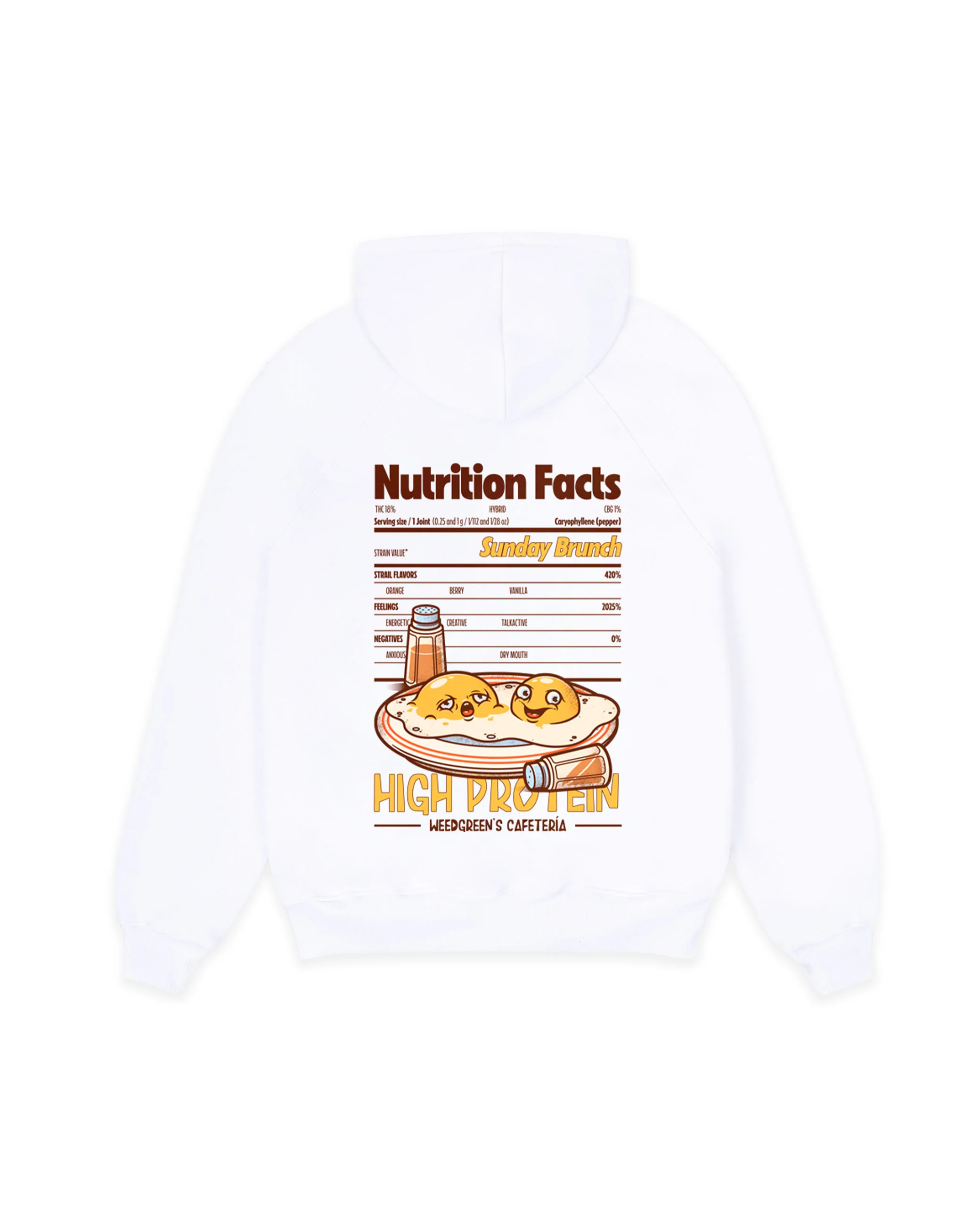 HOODIE EGGS BLANCO